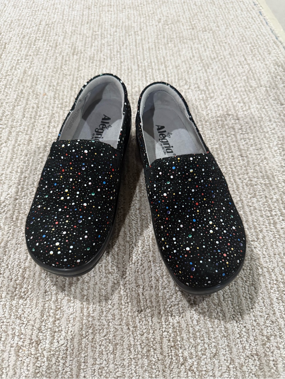 Alegria Keli Bubbler Professional Shoe bubbler dot pattern size 36 US 5